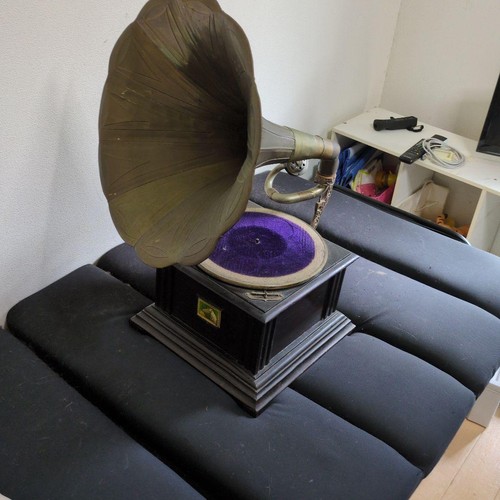 Antique gramophone horn - horn, type