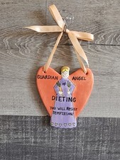 Guardian Angel Of Dieting By Lorrie Veasey Ceramic Ornament Our Name Is Mud 91a2