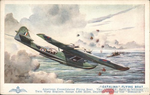 Air force catalina flying - air,