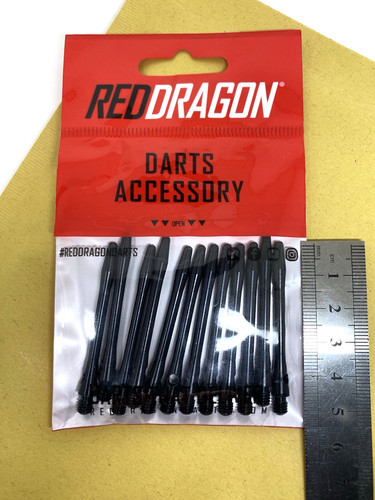 Aluminium dart shafts - aluminium, black