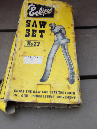 Vintage eclipse no77 saw set - saw,