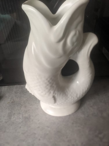 White dartmouth gurgle jug - white,