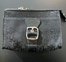 DKNY Monogram Canvas Pouch