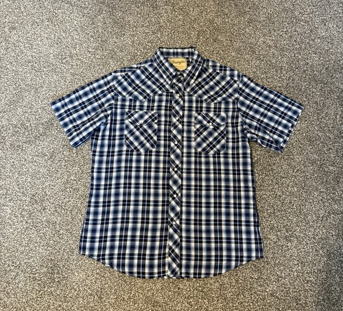 Wrangler shirt large - large, blue