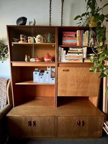 Gplan tall teak - tall, sideboard