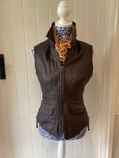 Harkila Suede Leather Shooting Vest Size 36/12