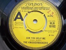 THE KNICKERBOCKERS CAN YOU HELP ME MOD / BEAT UK LONDON DEMO EX CON