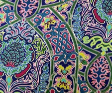 Liberty Belgravia Silk Satin fabric  Gambier - Multi Celtic per half metre