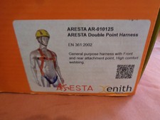 Full All Body Safety Harness Double Point PPE Easy Click System Aresta AR-01012S