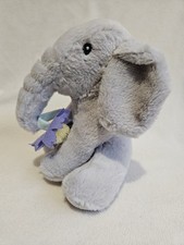 Baby Elephant With Purple Flower Sainsbury Home Soft Plush Toy  Sainsburys