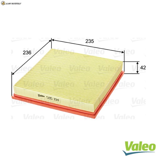 Air filter 585194 for bmw - air,