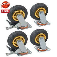 4x Castor Wheels Large 200mm
