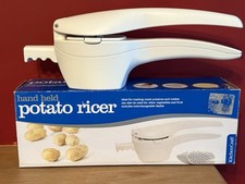 VGC Kitchencraft Food Ricer Potato Fruit Press Masher Plastic  2 Stainless Discs