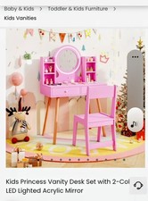 Princess Desk With Stool And