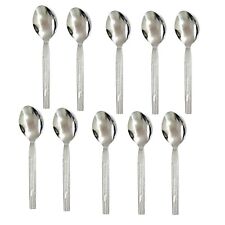 10x Stainless Steel Teaspoons