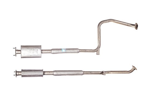 Exhaust silencer centre pipe - centre,