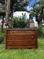 Antique Oak Dressing Table