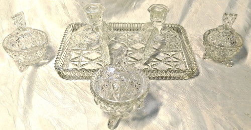 Attractive vintage pressed - an,