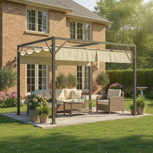 Steel frame pergola - frame, gazebo