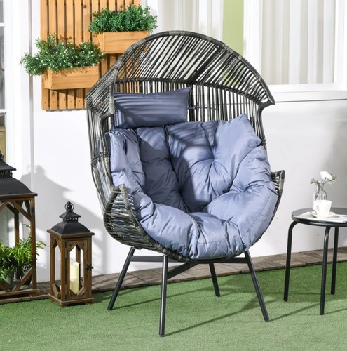 Garden egg chair rattan - egg, pe