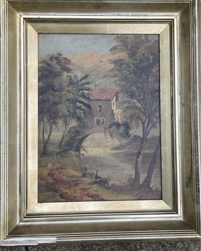 Antique style oil painting - oil, on