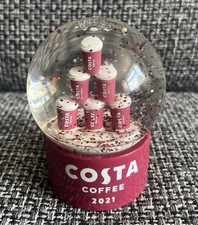 Costa Coffee 2021 Snowglobe Coffee Cups