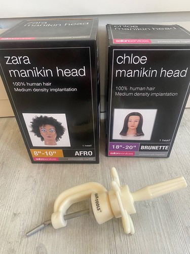Hair dressing manikin heads - 2, hair-dressing