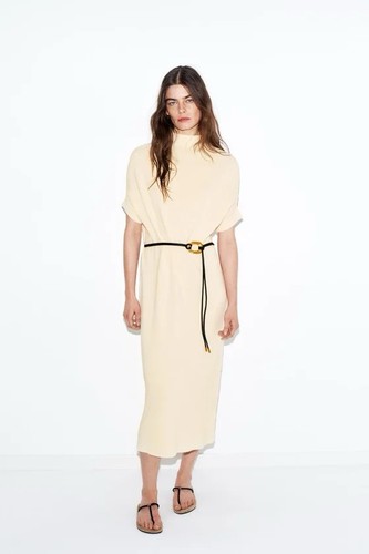Zara knit high - neck, dress