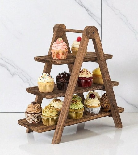 Tier wooden serving tray - serving,