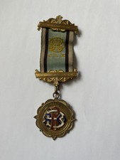 1958 Silver Hallmarked Order Of Buffaloes Willington Lodge No 2430 Medal.