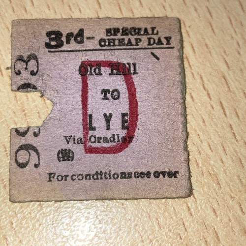 Half railway ticket - railway, ticket,