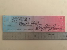 RAY HARRYHAUSEN SIGNED AUTOGRAPH TICKET / COPENHAGEN 1996