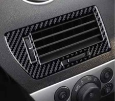 Vauxhall Astra H MK5 2004-2010 Carbon Fibre Dashboard Air Vent Trim Surrounds