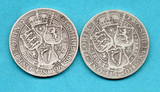 1896 & 1901 FLORIN SILVER