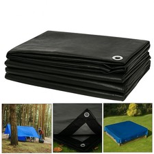Extra Heavy Duty Waterproof Tarpaulin 250GSM Ground Sheet Cover UV Resistant