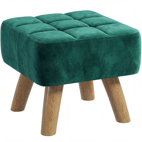 Homcom modern footstool - homcom,