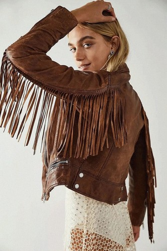 Women genuine brown lambskin - women's,