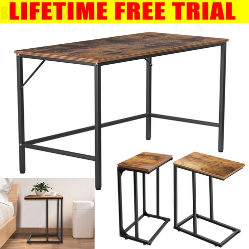 Computer desk side - desk, metal