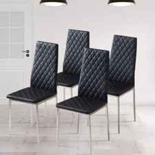 2/4/6pcs Faux Leather Dining