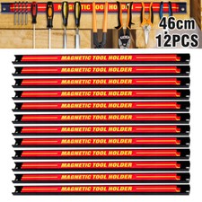 6/12X Heavy Duty Magnetic Tool Bar Storage Holder Rack Garage Wall Holder Strips
