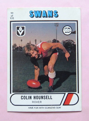 1976 scanlens vfl footy - vfl, card