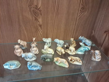 Wade Whimsies 19 Assorted Exotic Wild Animals VGC Vintage Job Lot Charity Sale