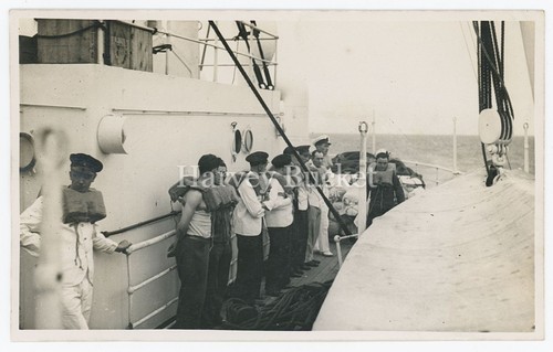 1936 rppc ocean - liner, arundel