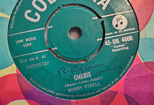 Signed bobby rydell - a,