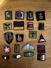 Various Military Cloth Badges
