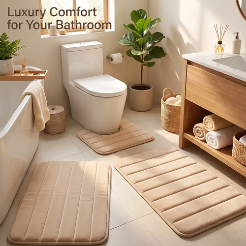 Memory foam bath mat - memory,
