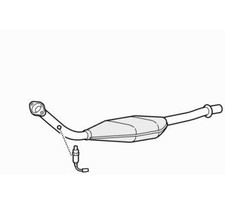 Front Exhaust Pipe & Catalytic