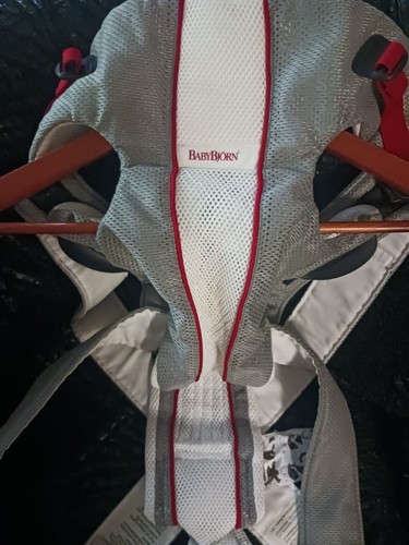 Babybjorn mesh gray masculine - gray,