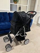 Used Once Foldable Travel Pet Stroller Trolley Pushchair