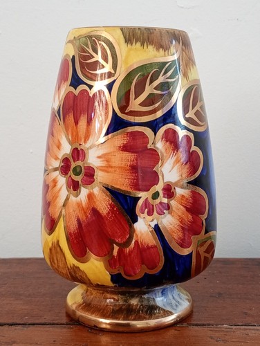 Vintage handpainted floral - handpainted,